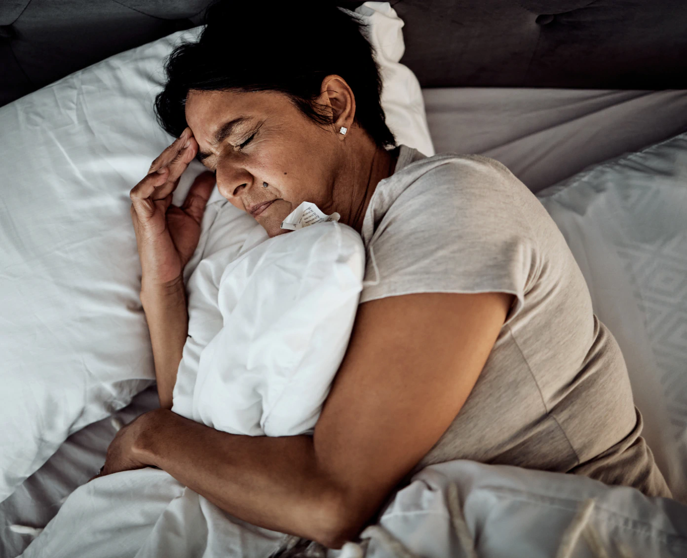woman sleeping