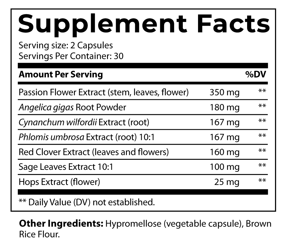 Supplement facts