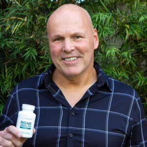 influencer with a bottle